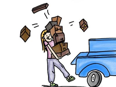 moving yourself with pickup truck