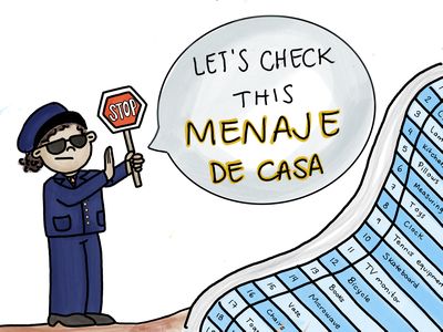 make sure menaje de casa is correct