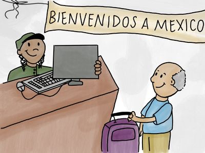get entered into Mexican immigration system