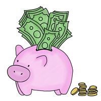 piggy bank for saving money